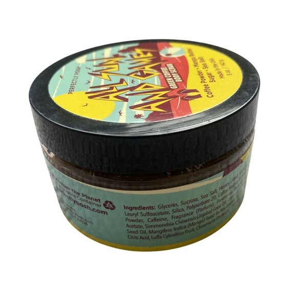 Perfectly Posh All Sun And Games Green Coffee Body Scrub 5 Oz * New * - Picture 5 of 8